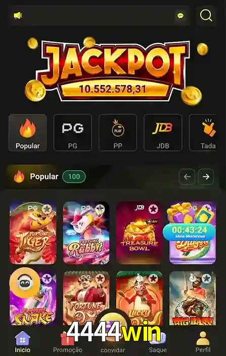 Promoções Especiais no 4444win App